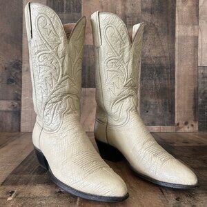 Lucchese Classics Full Ostrich Western Cowboy Boots Womens 8 B